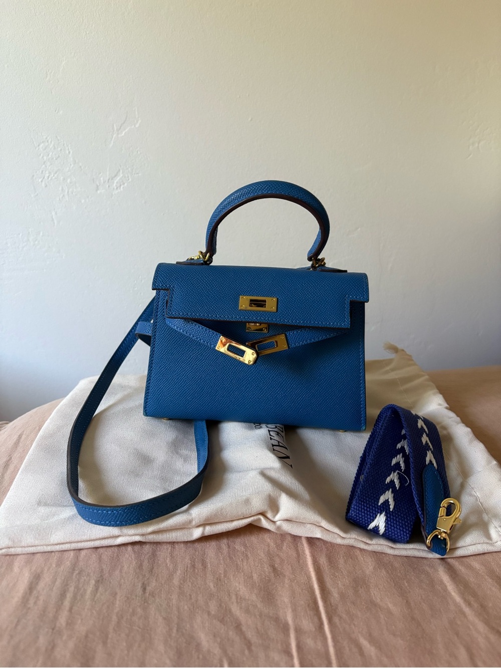 Lily & Bean Hettie Mini Bag in Lightning Blue - Picture 2 of 11